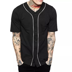 Vente en gros de maillots de baseball blancs unis de haute qualité pour femmes, cousus - Product Image 3