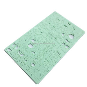 Letras <span class=keywords><strong>mayúsculas</strong></span> y <span class=keywords><strong>minúsculas</strong></span> acrílico Pastel dulce conjunto de sellos acrílico colores decorativos individuales sellos - Product Image 6