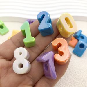 ลูกปัดอะคริลิคเคลือบยูวี สีมาการอง รูใหญ่ สำหรับงาน DIY ทำ<span class=keywords><strong>มือ</strong></span> ลูกปัดร้อยสายคล้อง<span class=keywords><strong>มือ</strong></span><span class=keywords><strong>ถือ</strong></span> - Product Image 3