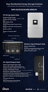 Inversor Solar Híbrido Trifásico <span class=keywords><strong>Deye</strong></span> SUN 15KW 18KW 20KW SG05LP3-EU-SM2, <span class=keywords><strong>Deye</strong></span> SUN-20K-SG05LP3-EU-SM2 15KW 20KW - Product Image 2