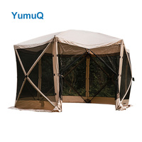 YumuQ auvent extérieur Miracle écran brise moustique maille espace mobile Capsule maison Hub tente