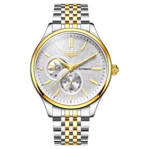 Montres mécaniques automatiques de luxe pour hommes, grand cadran ajouré, style sport, calendrier, pour les loisirs et les affaires - Product Image 2
