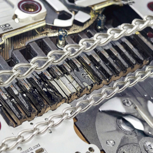 Chaîne de suspension en acier inoxydable robuste, chaîne courte torsadée à maillons de chien, chaîne soudée à haute résistance pour levage et suspension - Product Image 3