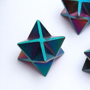 Colgante de Labradorita con Forma de Estrella de Siete Chakras, Piedra Natural Azul, Cabujón Hecho a Mano de 15-20 mm, Precio de Fábrica, para Coleccionistas de Arte - Product Image 4