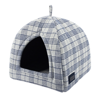Lit pour chat de taille personnalisée en mousse haute densité facile à plier lits pour chat de compagnie à carreaux