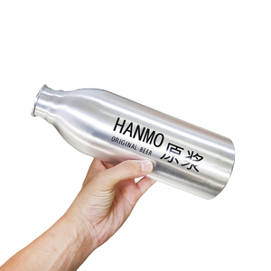 Botella de Agua de Aluminio de 200ml 250ml 300ml 500ml 750ml, Contenedor de Agua <span class=keywords><strong>H2O</strong></span> de la Mejor Calidad - Product Image 1