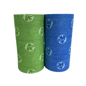 BSCI ISO9001 100% 에코 유기 대나무 섬유 주방 청소 천 빨 재사용 할 수없는 종이 타월 - Product Image 5
