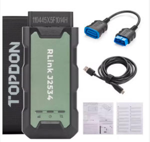 Programmeur Pass-Thru TOPDON <span class=keywords><strong>Rlink</strong></span> J2534 2026, prend en charge tous les protocoles J2534, Windows 7, 8, 10, 11 - Product Image 1