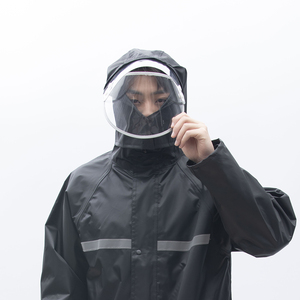 Conjunto universal de impermeable y pantalones de <span class=keywords><strong>lluvia</strong></span> para senderismo, conjunto de ciclismo de tela Oxford dividida con revestimiento de PVC, <span class=keywords><strong>equipo</strong></span> de protección laboral - Product Image 5