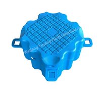 Machine d'extrusion-soufflage de plastique pour quai flottant en HDPE de 50 L, avec matériau recyclable pour réduire la perte de matière
