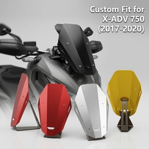Deflector de parabrisas delantero para motocicleta <span class=keywords><strong>Honda</strong></span> X-ADV 750 2017 2018 2019 <span class=keywords><strong>2020</strong></span>, alerón de aleación de aluminio para panel de instrumentos CNC - Product Image 4