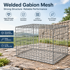 Panier Gabion Soudé en Acier Galvanisé Galfan pour Mur de Soutènement, Décoration de Jardin et Aménagement Paysager – Fourniture en Gros Personnalisée Anti-Corrosion - Product Image 2