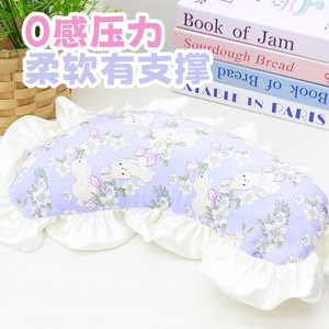 U Shape Pet <b>Pillow</b> For Cats <b>Soft</b> Support Sleeping Cushion Character Pattern Fabric One Size - Product Image 1
