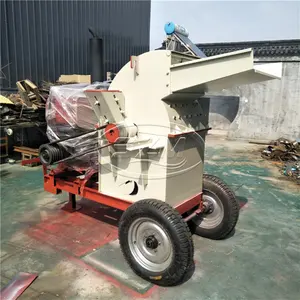 Heavy Duty Beweegbare Hout Grinder Crusher Voor Tractor Hout Pellet Machine Met Crusher