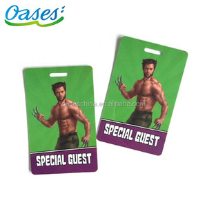 ไม่มีขั้นต่ําการออกแบบที่กําหนดเองนิทรรศการพลาสติกเหตุการณ์ผ่านบัตรเข้าร่วมด้วยเชือกเส้นเล็ก - Product Image 2