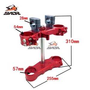 Piezas Modificadas CNC para Motocicleta SNOR, Abrazaderas Triples Superiores e Inferiores para <span class=keywords><strong>Honda</strong></span> CRF250L 300L, Eje de Dirección - Product Image 2