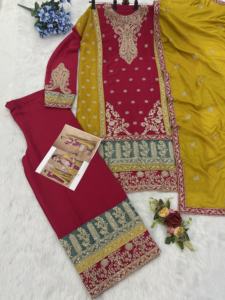 Nouvelle conception de salwar kameez Varnika pour femmes, tenue de fête et de mariage, salwar pakistani avec dupatta, provenant d'un fournisseur indien - Product Image 4