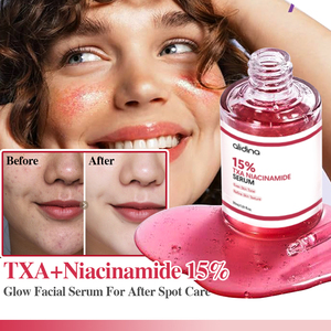 Sérum Visage Éclat TXA + Niacinamide 15% pour Soin Post-Taches Teint Irrégulier <span class=keywords><strong>Acide</strong></span> Tranexamique Haute Puissance 5% <span class=keywords><strong>B</strong></span> - Product Image 1