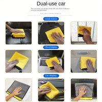 Chiffon de Nettoyage en Microfibre Moelleuse Super Absorbante Multi-usages pour Maison, Esthétique Automobile et Polissage, Serviettes Douces pour Lavage de Voiture avec Logo Personnalisé