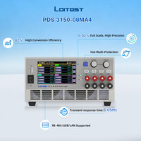 Fuente de Alimentación de CC de Escritorio Programable de 4 Canales y 200W por Canal, 150V 8A, Salida Estable, Fuente de Alimentación de Laboratorio con 82% de Eficiencia
