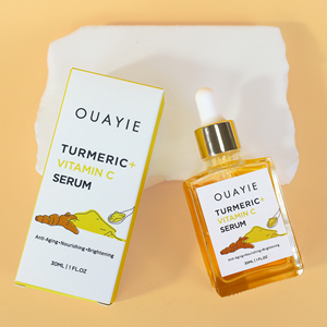 Siero viso biologico con etichetta privata cura della pelle tumerica schiarente olio di siero schiarente per il viso alla curcuma - Product Image 6