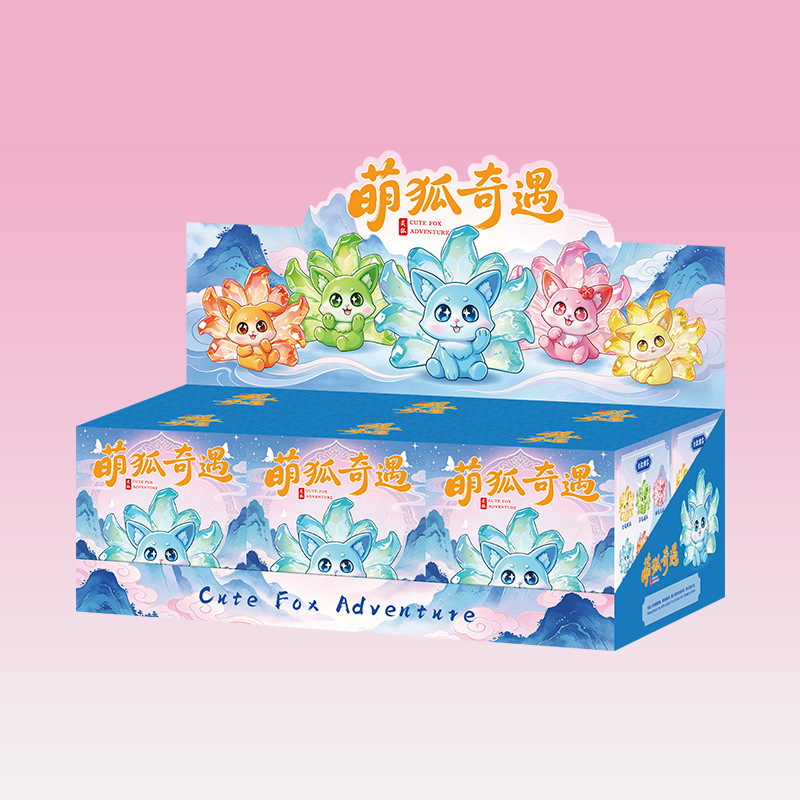 M455 Cute Fox Adventure Blind Box - 6 piezas por caja