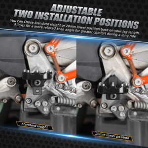 Repose-pieds inférieurs NICECNC 20 mm pour <span class=keywords><strong>KTM</strong></span> <span class=keywords><strong>690</strong></span> SMC Enduro R 2008-2024 Husqvarna 701 Enduro <span class=keywords><strong>Supermoto</strong></span> 2016-2024 <span class=keywords><strong>2022</strong></span> - Product Image 2