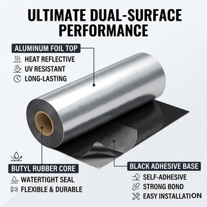Factory Price Self Adhesive <b>Bitumen</b> Waterproof Membrane for Tunnel Project Roofing Felt Adhesive - Product Image 2