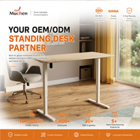 Support de bureau électrique réglable pour table assise-debout, mobilier de bureau moderne, bureau de jeu réglable