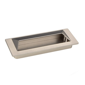 Aluminum Alloy Recessed Flush Pull Handles Invisible Embedded Cabinet <strong>Drawer</strong> Pulls for Wardrobe Sliding Door - Product Image 5