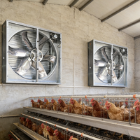 Ventilateurs push-pull écoénergétiques pour les fermes avicoles |   Ventilation optimale pour les poulaillers