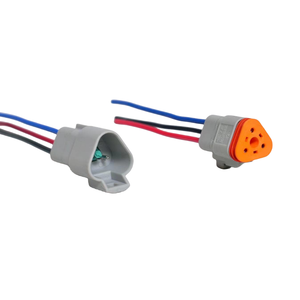 Dechi Auto wasserdicht DT06-2S <span class=keywords><strong>2</strong></span> Löcher männlich und weiblich Stecker für elektronische Anwendungen mit 3 4 6 8 12 Pin-Optionen - Product Image 3