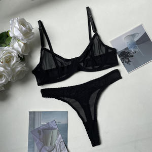 ชุดชั้นใน2ชิ้นแนวเซ็กซี่สำหรับผู้หญิงดีไซน์แฟชั่นมาใหม่ฉลากแบรนด์ตามสั่ง - Product Image 6