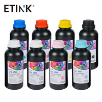 Encre UV souple et résistante aux fissures, 1000 ml, pour imprimantes Ricoh G5G6, encres d'impression, étiquettes d'impression, artisanat d'impression