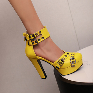 Botas Nikesi de 8 pulgadas-20 cm, impermeables, con parte superior de PU, suela de goma, plataforma, por encima de la rodilla, con cordones delanteros, tacones finos de invierno - Product Image 1