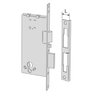 Serratura Elettrica a Cilindro per Mortasa ART. 12011 CISA E40 - Product Image 3
