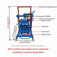 Machine à Briques Mobile Compacte BL2-45 pour Petites Entreprises - Vente en Gros Usine