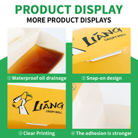 Caja para Hot Dogs con Diseño Personalizado, Impresa, Resistente, a Prueba de Grasa, Desechable, Venta al Por Mayor, Directo de Fábrica