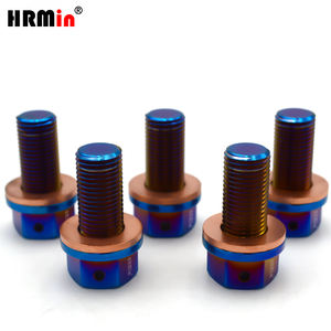 Bouchon de vidange d'huile HRmin à deux trous en titane Gr.5 Ti-6Al-4V pour moteur automobile avec aimant puissant - Product Image 5