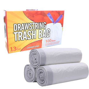Custom Trash <strong>Bags</strong> 4 8 13 Gallon Drawstring Thickened Drawstring Plastic <strong>Bag</strong> clear Lavender Scented Trash <strong>Bags</strong> - Product Image 1