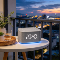Mesin Suara Putih untuk Meja Kerja dengan Jam Digital, Pengaturan Alarm, Speaker Bluetooth 5.0, Lampu Malam LED RGB untuk Rumah, Kamar Tidur, dan Istirahat