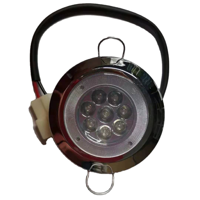 Single Circular 24V 18W ABS/PC LED Reflector Lamp for Bus Top Ceiling Lighting Auto Interior Application