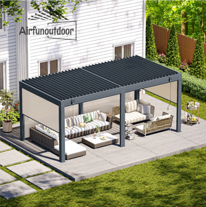 Arche de jardin en aluminium Arche de fleurs en métal avec cadre en acier pour décoration de scène de mariage et pont de pergolas Arbours inclus - Product Image 2