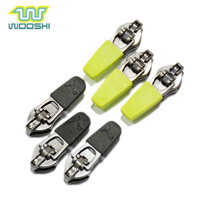 YG пружинный замок, антисеребристые окрашенные слайдеры на молнии, логотип заказчика, аксессуары для одежды