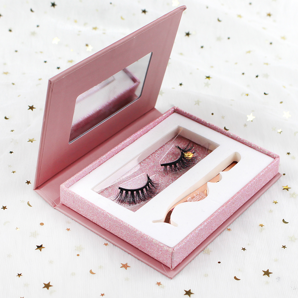 Набор Магнитных ресниц с магнитной подводкой для глаз и пинцетом с бесплатным дизайном и принтом