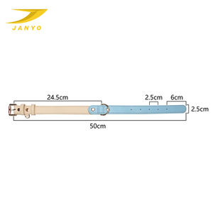 Venta al por mayor de cinturones de cuero Correa y arnés para perros naranja para transportadores de mascotas de lujo para mascotas y <span class=keywords><strong>Collar</strong></span> para perros de cuero - Product Image 2