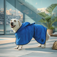 Serviette en microfibre écologique de luxe chien chat petits animaux fournitures de nettoyage vêtements absorbant pour animaux