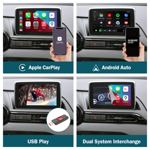 OEM-stijl module compatibel met Mazda CX-<span class=keywords><strong>5</strong></span> CX-<span class=keywords><strong>5</strong></span> CX-9 3 <span class=keywords><strong>5</strong></span> 2016-2020 USBC snelladen draadloze Apple CarPlay Android Auto <span class=keywords><strong>interface</strong></span> - Product Image 5