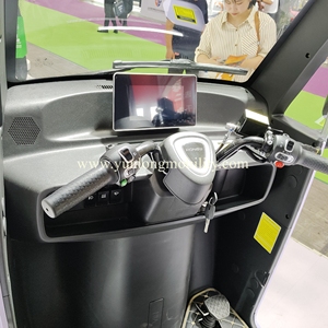 EEC & COC L2e Tricycle électrique à trois roues <span class=keywords><strong>Scooter</strong></span> à deux passagers Portée fermée de 70km pour adultes Pas besoin de permis de conduire - Product Image 4