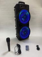 Sistema de Sonido PA Portátil Recargable Inalámbrico con Luces LED para Fiestas, Altavoz de 8 Pulgadas con Woofer, Altavoz Karaoke